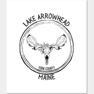 Lake Arrowhead Maine Moose Posters and Art